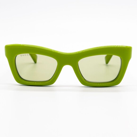 NEW GUCCI GG1773S 006 GREEN CAT EYE WOMEN SUNGLASSES GUCCI - Picture 3 of 10